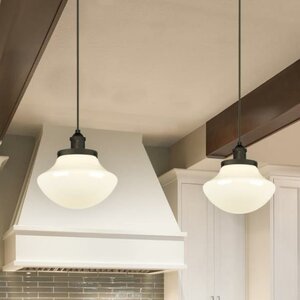 1-Light Schoolhouse Pendant