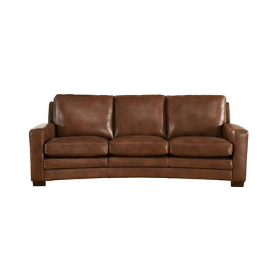Orren Ellis Hadnot Craft Leather Sofa Wayfair Hadnot Craft Leather Sofa