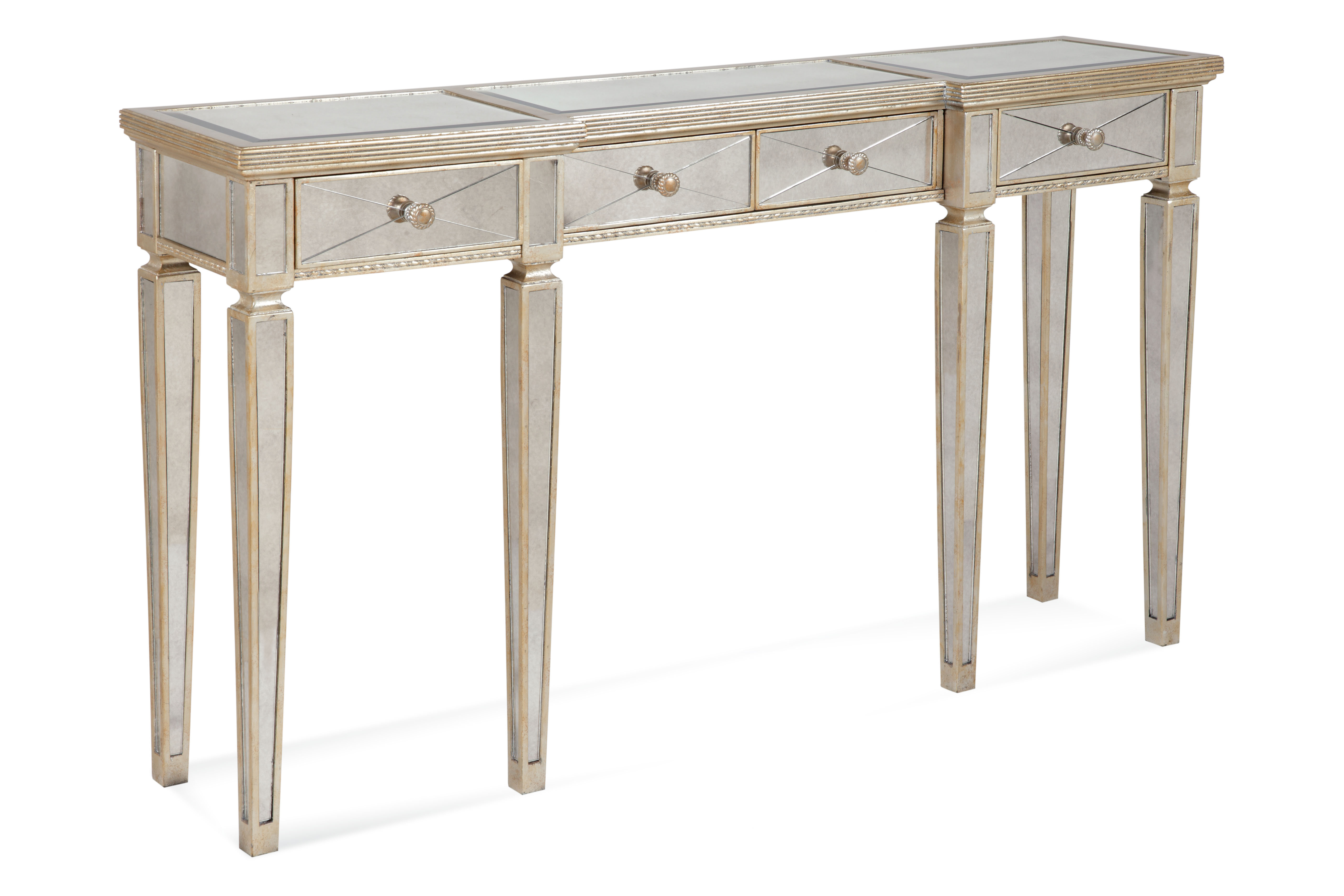 Willa Arlo Interiors Roehl Mirrored Console Table With Drawers Recently Viewed