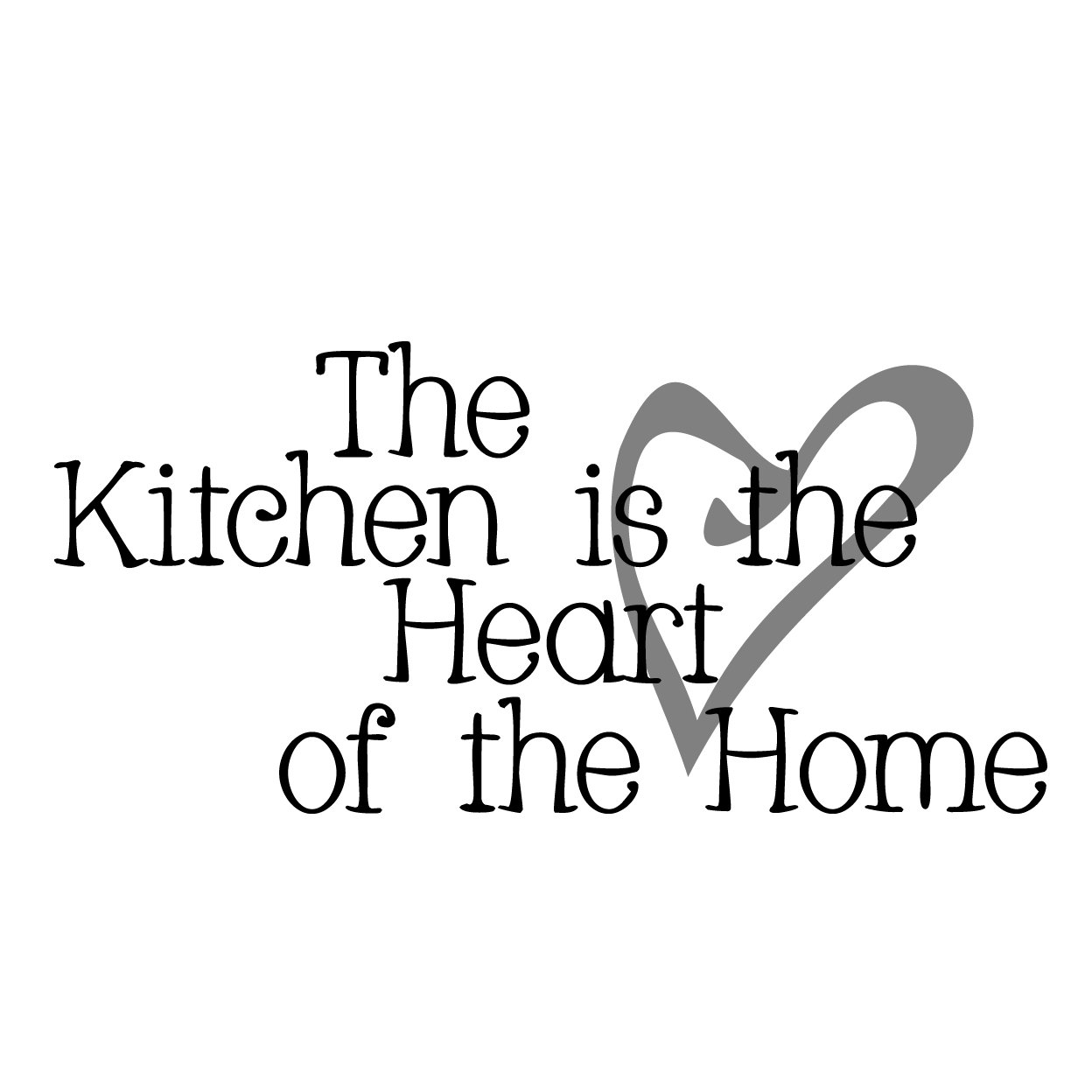 Firesidehome The Kitchen Is Heart Of Home Wall Decal Firesidehome The Kitchen Is Heart Of Home Wall Decal Reviews Wayfair