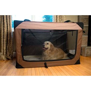 Multipurpose Pet Soft Crate with Fleece Mat