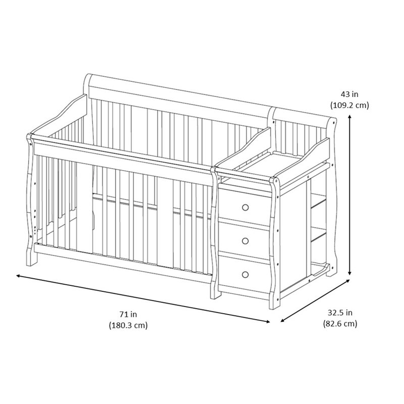 Storkcraft Portofino 4in1 Convertible Crib and Changer & Reviews