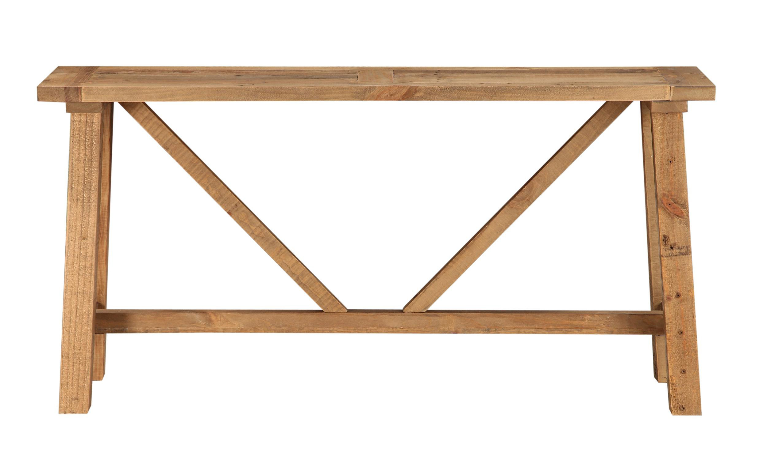 Ozuna Pine Console Table