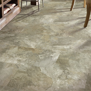 Ceramic Porcelain Tile Look Vinyl Flooring You Ll Love Wayfair Windlands 12 X 24 4 2mm Luxury Vinyl Plank In Stone Mountain By Mohawk Flooring
