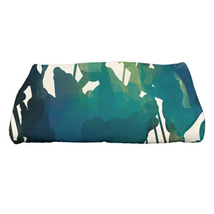 Kam Abstract Floral Print Bath Towel