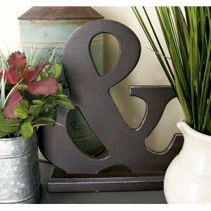 Ampersand Letter Block