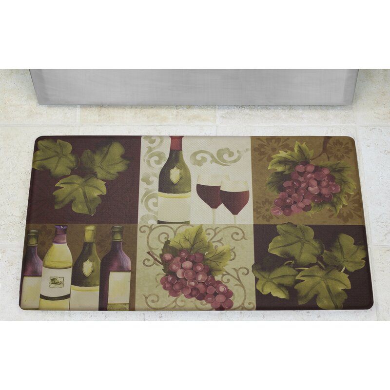 Chef Gear Wellness Wine Cushioned Chef Kitchen Mat & Reviews Wayfair