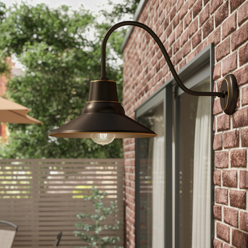 Ebern Designs Chestertown 1Light Outdoor Barn Light