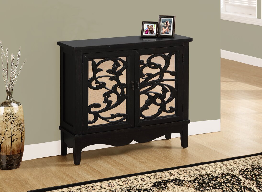 Monarch Specialties Inc 2 Door Accent Cabinet Reviews Wayfair   2 Door Accent Cabinet 