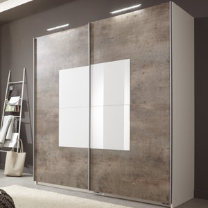 Schwebetürenschrank Taro, 198 cm H x 180 cm B x..