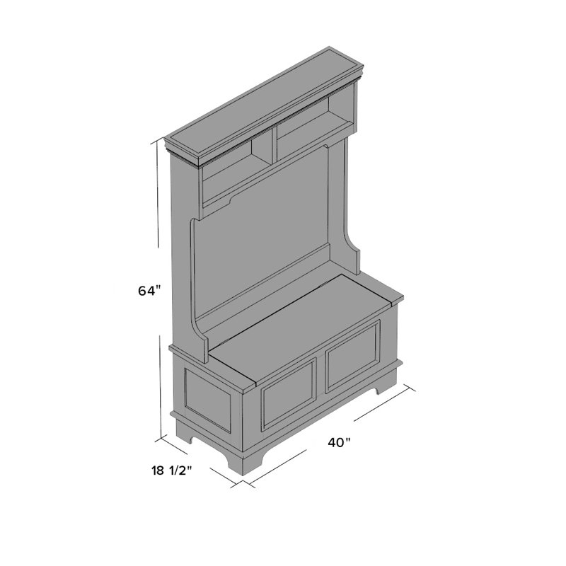 Wheeling Hall Tree & Reviews Joss & Main