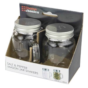 Salt and Pepper Mason Jar Set