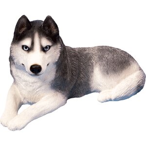 Original Size Siberian Husky Sculpture