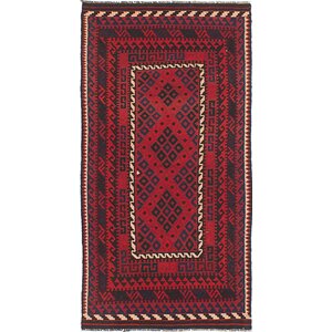 Beverly Hand-Knotted Silk Red Area Rug
