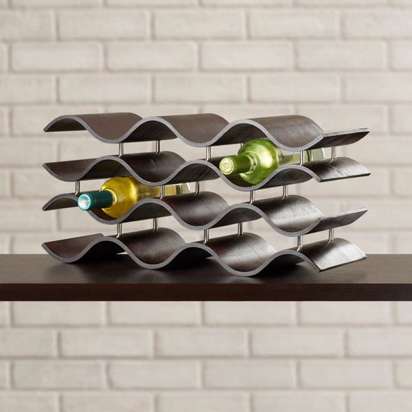 Wade Logan Wittmer 12 Bottle Tabletop Wine Rack & Reviews Wayfair