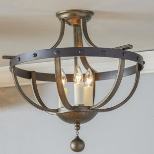 Flush Mounts Joss Main Betty Jo 3 Light Semi Flush Mount