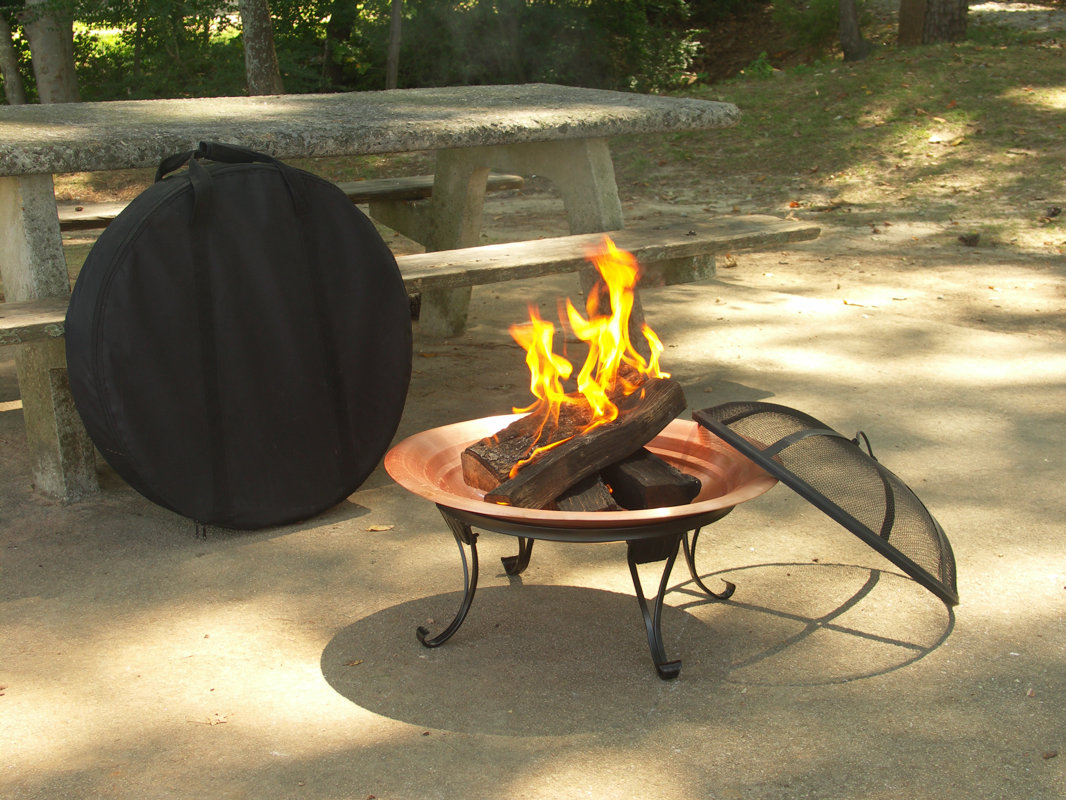 Corral Copper Wood Burning Fire Pit & Reviews Wayfair