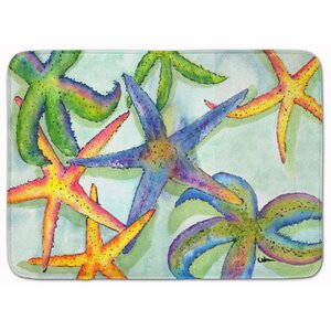 Belviderau00a0Starfish Memory Foam Bath Rug