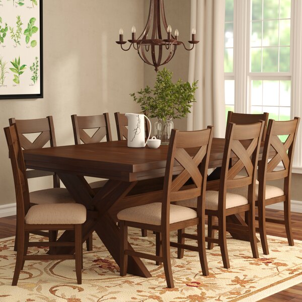 Laurel Foundry Modern Farmhouse Isabell 9 Piece Dining Set & Reviews ...