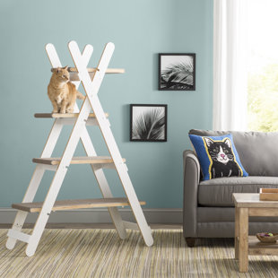 Mid Century Modern Cat Tree Wayfair Algonquin 60 Modern Folding Cat Tree