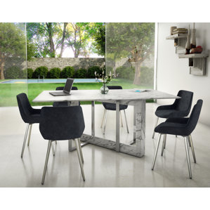 Bruck Contemporary 7 Piece Dining Set ..