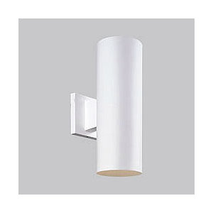 Everts Incandescent Plastic Cylinder 2-Light Outdoor Sconce
