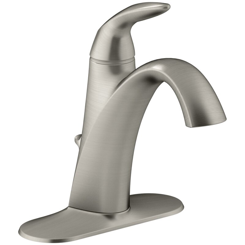 Alteo Single Handle Bathroom Sink Faucet With Optional Pop Up Drain Assembly