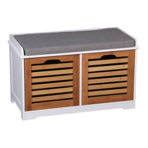 Garderobenbank Kendal mit Stauraum aus Holz von ..