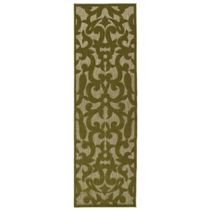 Covedale Machine Woven Olive Indoor/Outdoor Area Rug