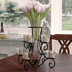 Candelabras You Ll Love Wayfair Waldemar Wrought Iron Candelabra