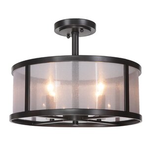 Elmer 4-Light Semi Flush Mount