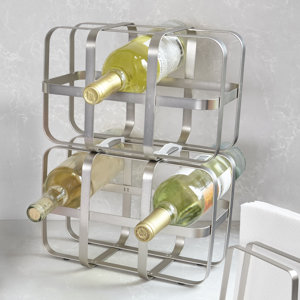 Pulse 6 Bottle Table Top Wine Bottle Rack
