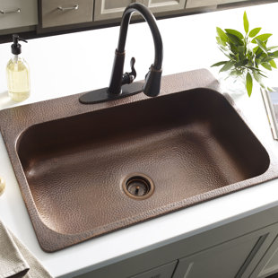 copper kitchen sinks brushed quickview copper dropin kitchen sinks youll love wayfair copper kitchen sinks brushed quickview copper dropin kitchen sinks youll love wayfair