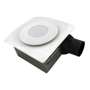 SlimFit 90 CFM Bathroom Fan with Light