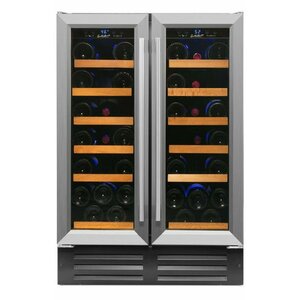 40 Bottle Professional Series Dual Zone Convertible Wine Cooler