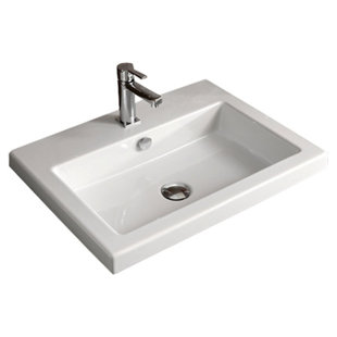 Modern Drop-In & Self Rimming Bathroom Sinks | AllModern Modern Drop-In & Self Rimming Bathroom Sinks | AllModern