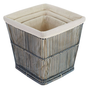 3-tlg. Korb-Set aus Rattan von Castleton Home