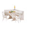 AlpenHome Wamsutter Corner Dining Set with 2 Chairs and ...
