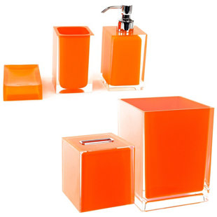 Ensembles d\'accessoires pour salle de bain: Finition - Orange ... Ensembles d\'accessoires pour salle de bain: Finition - Orange ...