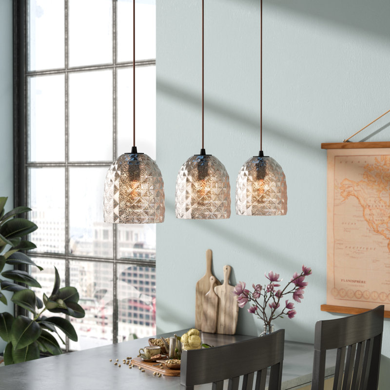 Mistana Liberty 3 Light Kitchen Island Pendant Wayfair