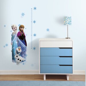 Popular Characters 20 Piece Frozen Elsa, Anna and Olaf Wall Decal
