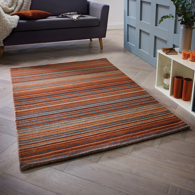 Caracella Nar Hand Woven Wool Orange Rug Reviews Wayfair Co Uk Nar Hand Woven Wool Orange Rug
