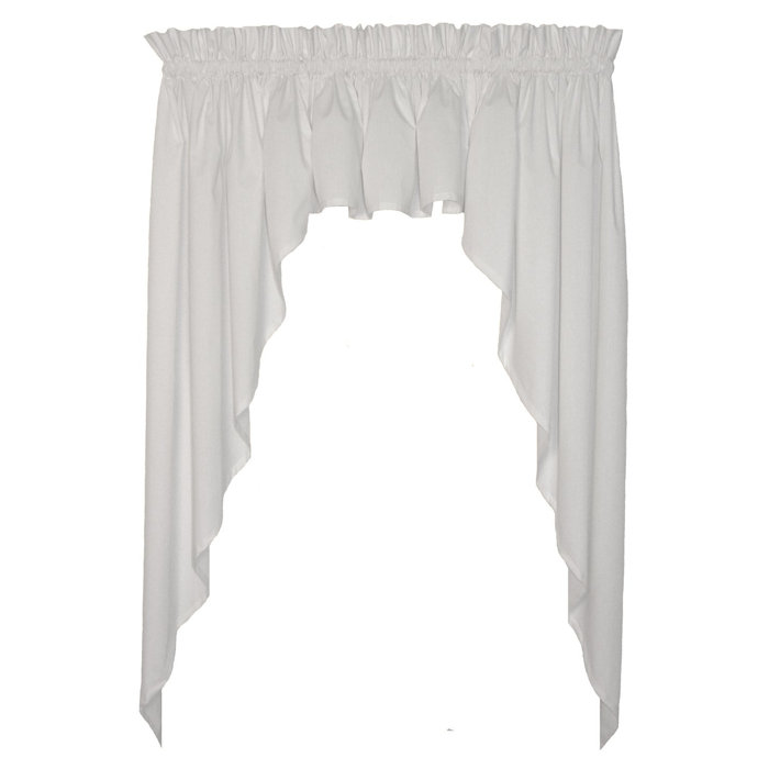 Astoria Grand Martha Solid Colour 3 Piece Tailored Swags Filler Astoria Grand Martha Solid Colour 3 Piece Tailored Swags Filler Valance Window Curtain Set Reviews Wayfair Ca