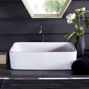 Tikamoon 48 cm Aufsatzwaschbecken Vasque