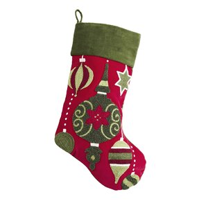 Ornament Tufted Stocking