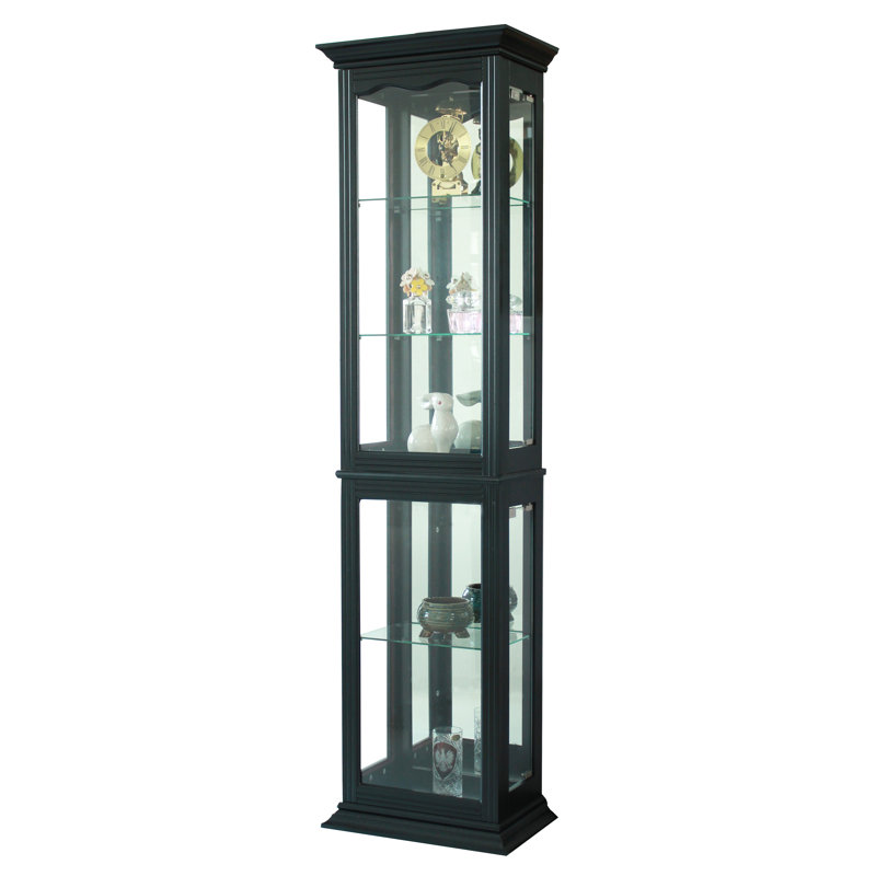 Astoria Grand Watkin Floor Standing Lighted Curio & Reviews