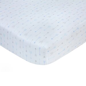 Arrow Sateen Crib Fitted Sheet