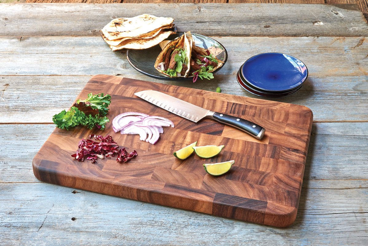 Ironwood Gourmet Gourmet Wood End Grain Prep Station Cutting Board