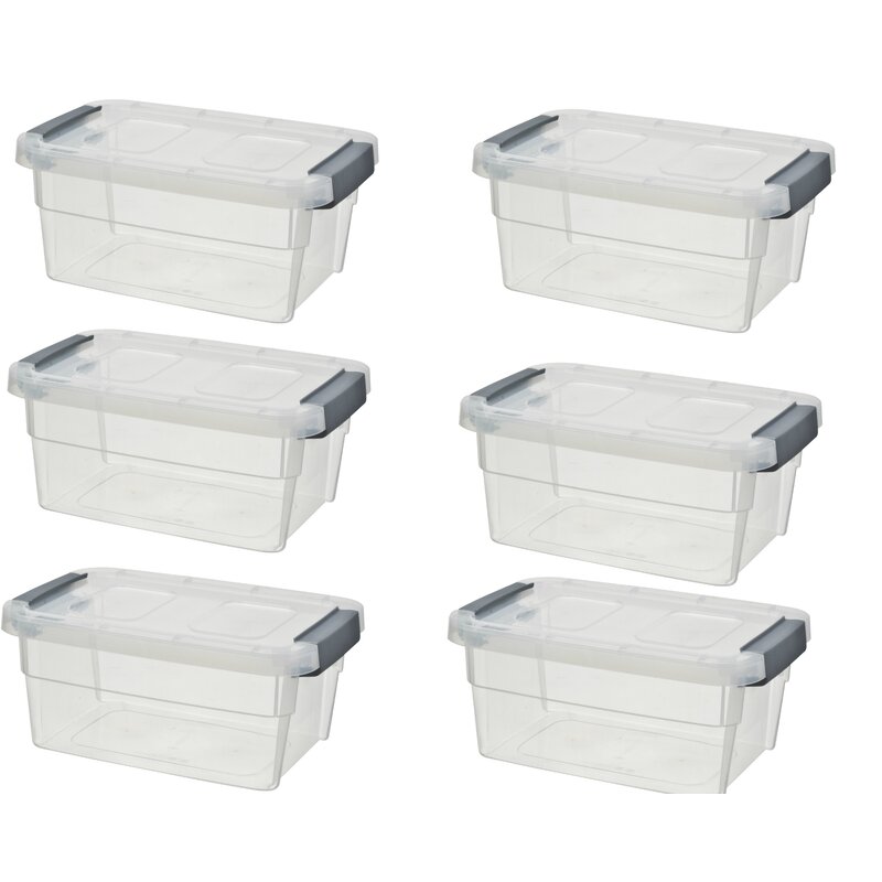 Starplast 15 qt. Plastic Storage Tote & Reviews | Wayfair