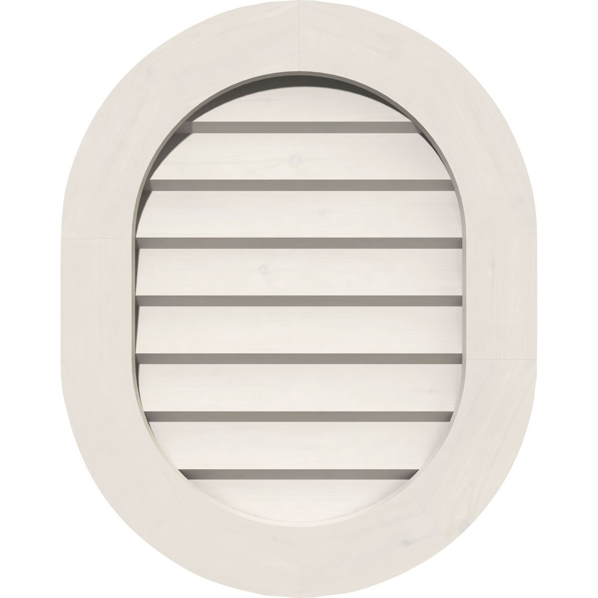 Ekena Millwork Vertical Round Ended PVC Gable Vent Wayfair